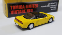 1:64 Tomica Limited Vintage NEO Tomytec LV-N247a Honda NSX Type R 1995 Yellow