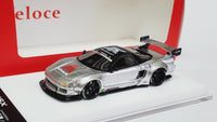 1:64 Veloce Honda NSX NA1 LB Performance Advan Matt Chrome Gravel Silver. VL524