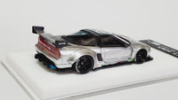 1:64 Veloce Honda NSX NA1 LB Performance Advan Matt Chrome Gravel Silver. VL524