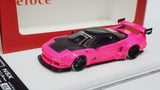 1:64 Veloce Honda NSX NA1 LB Performance Fluorescent Pink with Carbon Hood. VL509.MCB.