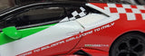 Withhold version 1:64 Mini GT Lamborghini Huracán EVO Bologna Airport Follow-Me Car #193