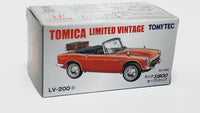 1:64 Tomica Limited Vintage LV-200a Honda S800 Red Open Top