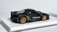 1:64 Veloce Ferrari 488 GTB LB Performance Monster Matt Black VL03b08.