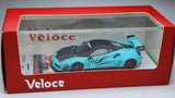 1:64 Veloce Ferrari 488 GTB Matt Tiffany Blue Zero Fighter LB Performance Resin