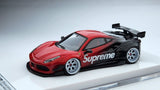 1:64 Veloce Ferrari 488 GTB Supreme Red/Black LB Performance. Resin.