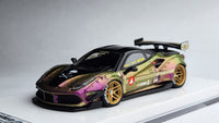 1:64 Veloce Ferrari 488 GTB Chameleon Macross VF-1S LB Performance Resin