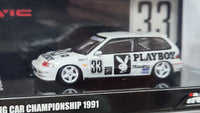 1:64 Inno64 Honda Civic EF9 #33 Playboy Japan Touring Car Championship 1991 JTC