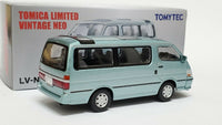 TOMICA LIMITED VINTAGE LV-N216b Toyota Hiace Wagon Super Custom G. Scale is 1:64. - hiltawaytoyhk