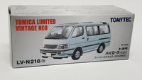 TOMICA LIMITED VINTAGE LV-N216b Toyota Hiace Wagon Super Custom G. Scale is 1:64. - hiltawaytoyhk