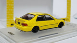 Inno64 Honda Civic EG6 Ferio SiR Yellow. Hong Kong edition. - hiltawaytoyhk