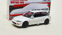 Tomica Limited Vintage Neo Honda Civic SiR II EF9 White HK exclusive - hiltawaytoyhk