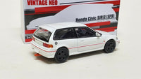 Tomica Limited Vintage Neo Honda Civic SiR II EF9 White HK exclusive - hiltawaytoyhk