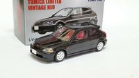 Tomica Limited vintage LV-N158c Honda Civic EK9 Type R 1997 Black - hiltawaytoyhk