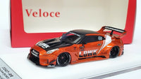 Veloce Nissan Skyline GT-R R35 35GT-RR LB Performance. Chrome Copper. Resin. 1:64 - hiltawaytoyhk