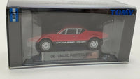 Tomica Limited TL0033 De Tomaso Pantera GTS . Scale is 1:61.