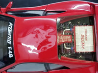 1:18 Versus Ferrari KS F48 Koenig Red - hiltawaytoyhk