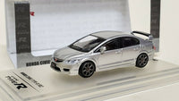 Inno64 Honda Civic FD2 Type R Silver. - hiltawaytoyhk