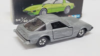 Tomica 50 Mazda RX-7 Savanna Limited Raw Unspun unriveted Made in Japan.