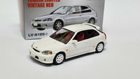 Tomica Limited Vintage NEO Tomytec LV-N165c Honda Civic EK9 Type R 1999 White.  1:64 - hiltawaytoyhk