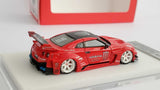 Veloce Nissan Skyline GT-R R35 35GT RR LB Performance. Monster Energy Ultra Red. Resin. 1:64 - hiltawaytoyhk