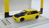 Inno64 Honda Civic EF9 SiR Yellow. Malaysia exclusive. 1:64 - hiltawaytoyhk