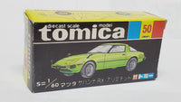 Tomica 50 Mazda RX-7 Savanna Limited Raw Unspun unriveted Made in Japan.