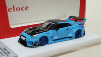 Veloce Nissan Skyline GT-R R35 35GT RR LB Performance. Sky Blue. Resin. 1:64 - hiltawaytoyhk