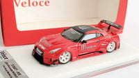 Veloce Nissan Skyline GT-R R35 35GT RR LB Performance. Monster Energy Ultra Red. Resin. 1:64 - hiltawaytoyhk