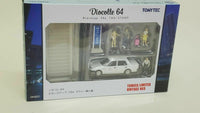 Tomica Limited Tomytec Diocolle 64 04a Carnap Taxi Stand set Toyota Crown. 1:64