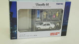 Tomica Limited Tomytec Diocolle 64 04a Carnap Taxi Stand set Toyota Crown. 1:64