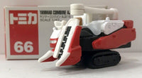 Tomica 66 Yanmar Combine AJ218. Sample car. Car around 6.5 cm long. (The last photo original car is not included).